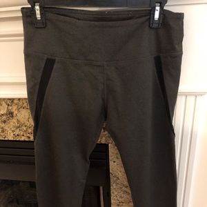 Gray fabletics workout pants